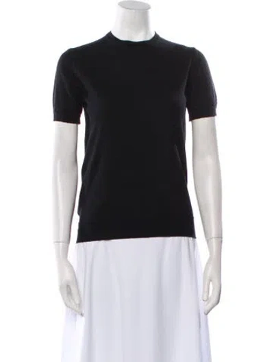 Pre-owned Prada 2023 Virgin Wool Sweater In Black