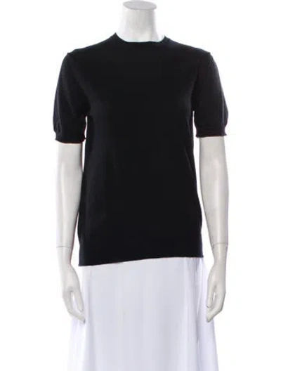 Pre-owned Prada 2023 Virgin Wool Sweater In Black