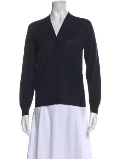 Pre-owned Prada 2023 Virgin Wool Sweater In Black