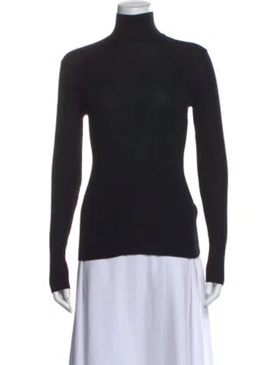 Pre-owned Prada 2023 Virgin Wool Sweater In Black