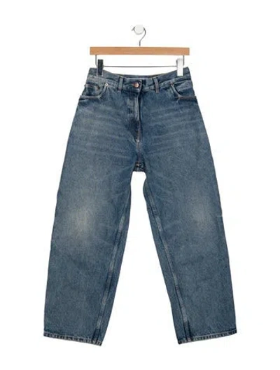 Pre-owned Prada 2023 Wide Leg Jeans In Blue