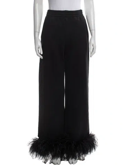 Pre-owned Prada 2023 Wide Leg Pants In Black