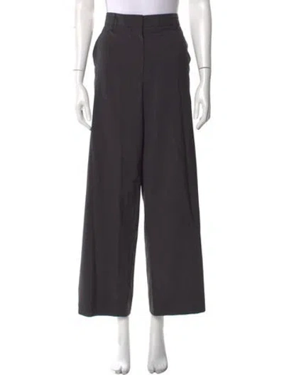 Pre-owned Prada 2023 Wide Leg Pants In Gray