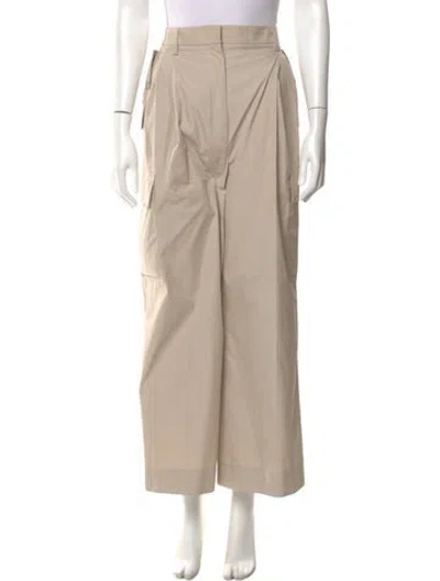 Pre-owned Prada 2023 Wide Leg Pants In Neutral