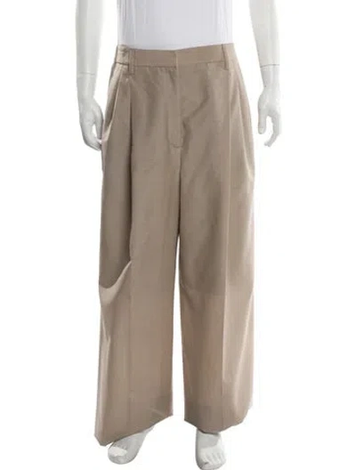 Pre-owned Prada 2023 Wide Leg Pants In Neutral