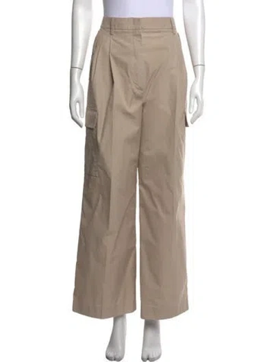 Pre-owned Prada 2023 Wide Leg Pants In Neutrals
