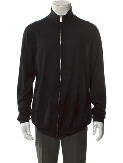 Pre-owned Prada 2024 Cashmere Cardigan In Black