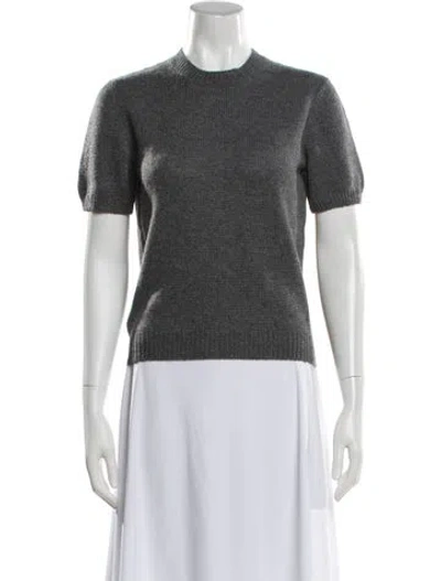 Pre-owned Prada 2024 Cashmere Sweater In Gray
