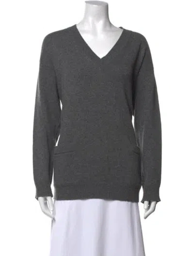 Pre-owned Prada 2024 Cashmere Sweater In Gray
