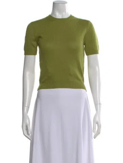 Pre-owned Prada 2024 Cashmere Sweater In Green