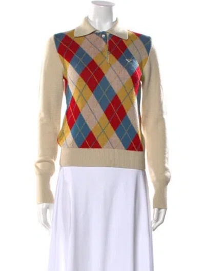 Pre-owned Prada 2024 Cashmere Sweater In Neutral