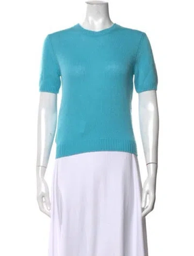 Pre-owned Prada 2024 Cashmere Sweater W/ Tags In Blue