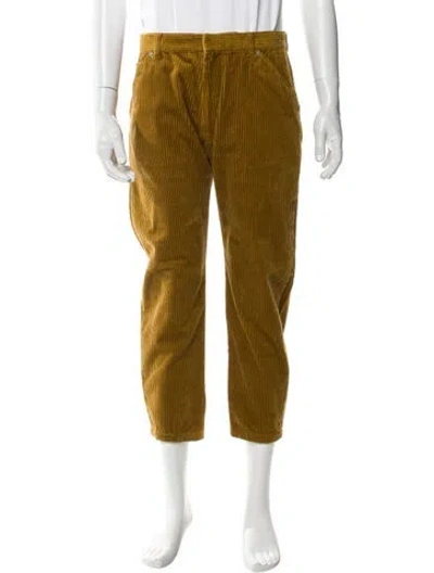 Pre-owned Prada 2024 Corduroy Pants In Neutral