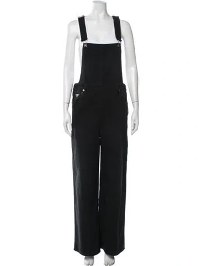 Pre-owned Prada 2024 Crew Neck Overalls W/ Tags In Black
