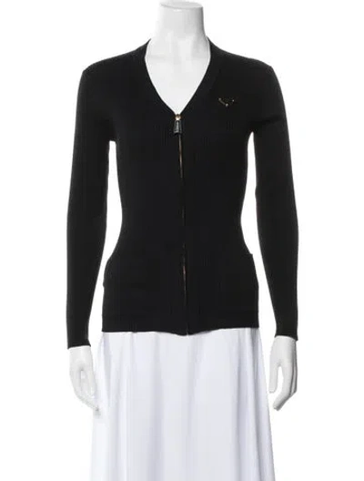 Pre-owned Prada 2024 Crew Neck Sweater In Black