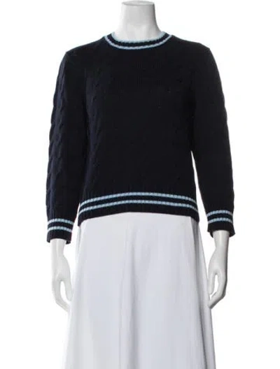 Pre-owned Prada 2024 Crew Neck Sweater In Blue