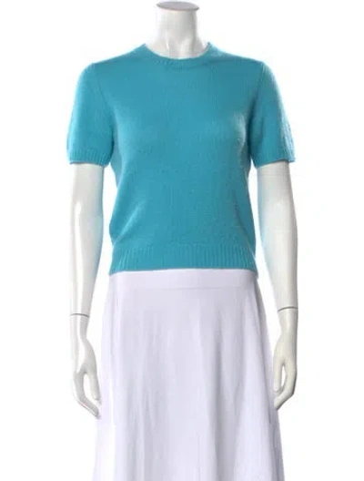 Pre-owned Prada 2024 Crew Neck Sweater In Blue