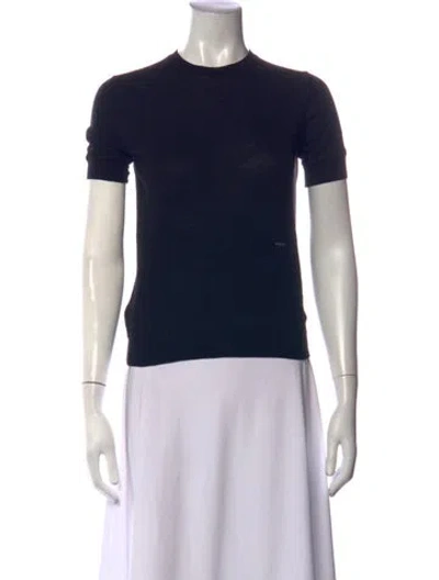 Pre-owned Prada 2024 Crew Neck T-shirt In Blue