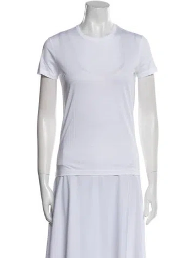 Pre-owned Prada 2024 Crew Neck T-shirt In White