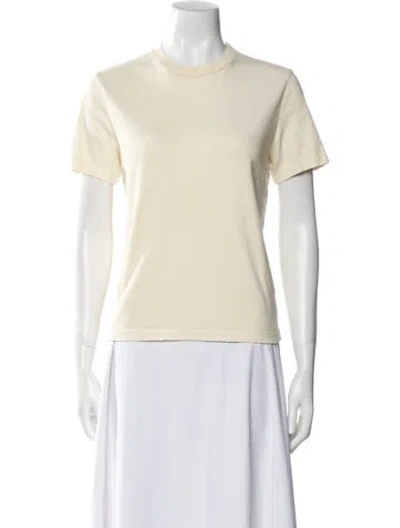 Pre-owned Prada 2024 Crew Neck T-shirt In White