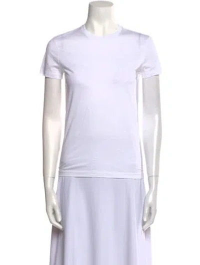 Pre-owned Prada 2024 Crew Neck T-shirt In White