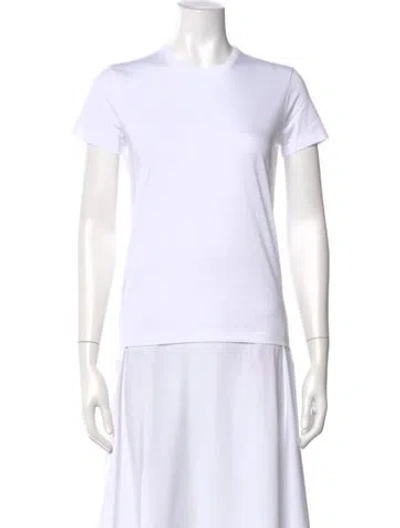 Pre-owned Prada 2024 Crew Neck T-shirt In White