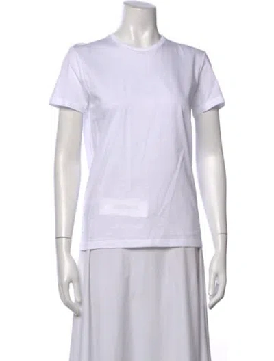 Pre-owned Prada 2024 Crew Neck T-shirt In White