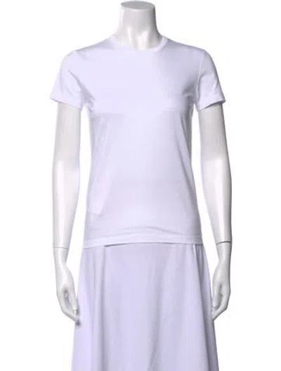 Pre-owned Prada 2024 Crew Neck T-shirt In White