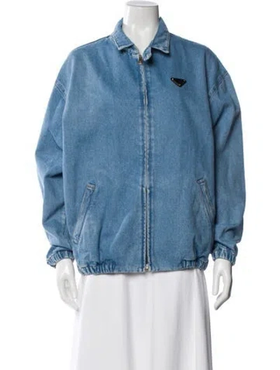 Pre-owned Prada 2024 Denim Jacket In Blue