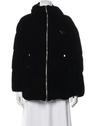 Pre-owned Prada 2024 Down Coat In Black