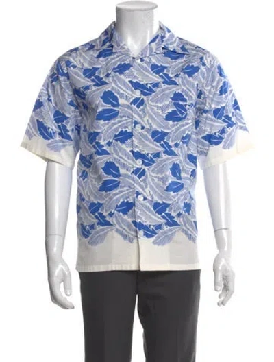 Pre-owned Prada 2024 Enameled Metal Triangle Shirt