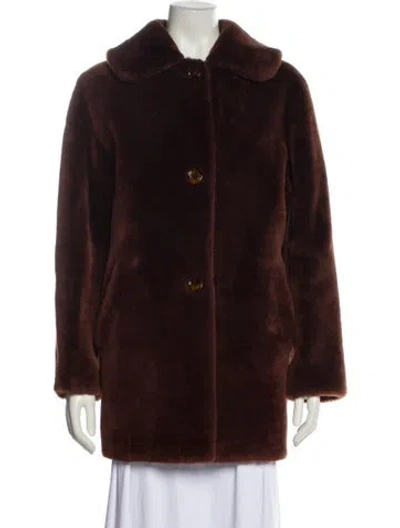 Pre-owned Prada 2024 Fur Fur Jacket In Brown