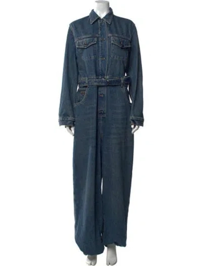 Pre-owned Prada 2024 Holiday Jumpsuit W/ Tags In Blue