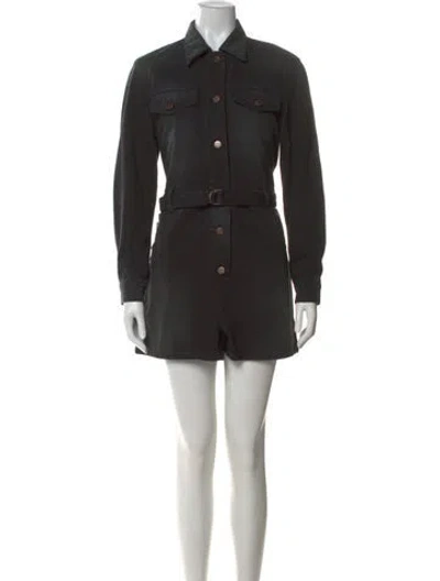 Pre-owned Prada 2024 Holiday Romper In Black