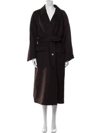 Pre-owned Prada 2024 Holiday Trench Coat In Brown