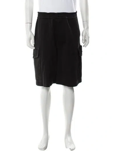 Pre-owned Prada 2024 Jogger Shorts In Black