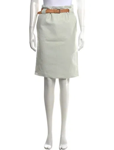 Pre-owned Prada 2024 Knee-length Skirt In Green