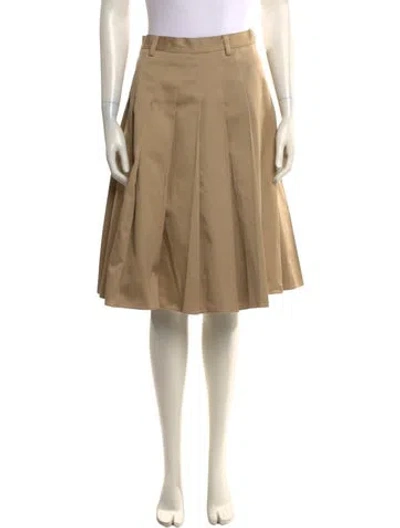 Pre-owned Prada 2024 Knee-length Skirt In Neutral