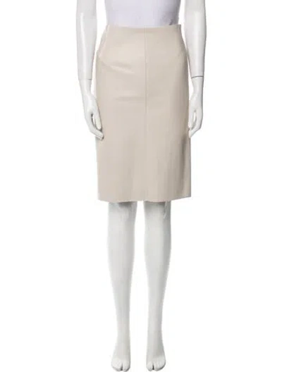 Pre-owned Prada 2024 Knee-length Skirt In Neutral