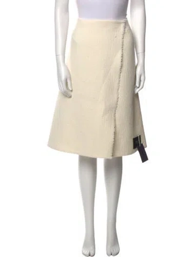 Pre-owned Prada 2024 Knee-length Skirt In Neutral