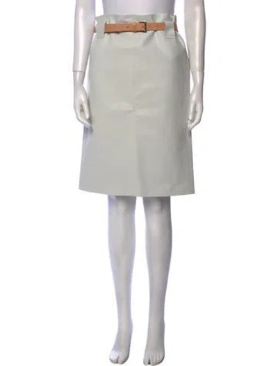 Pre-owned Prada 2024 Knee-length Skirt W/ Tags In Green