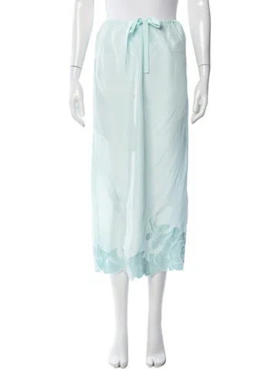Pre-owned Prada 2024 Long Skirt In Blue