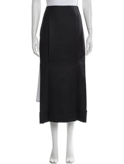 Pre-owned Prada 2024 Long Skirt In Gray