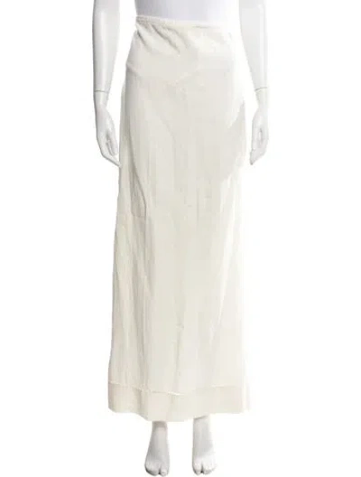 Pre-owned Prada 2024 Long Skirt W/ Tags In Neutral