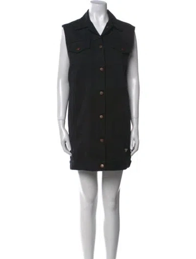 Pre-owned Prada 2024 Mini Dress In Black