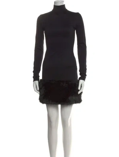 Pre-owned Prada 2024 Mini Dress In Black