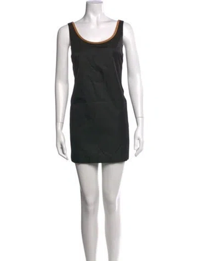 Pre-owned Prada 2024 Mini Dress In Black