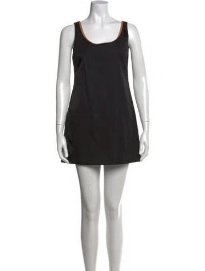 Pre-owned Prada 2024 Mini Dress In Black