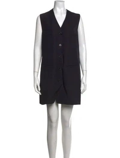 Pre-owned Prada 2024 Mini Dress In Black