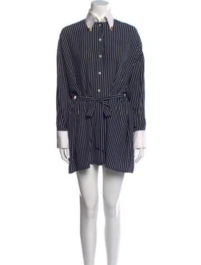Pre-owned Prada 2024 Mini Dress In Blue